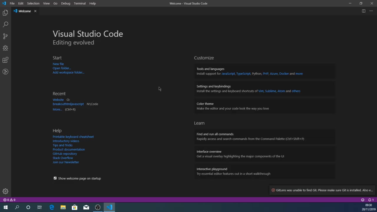 使用Visual Studio Code建立网站哔哩哔哩bilibili