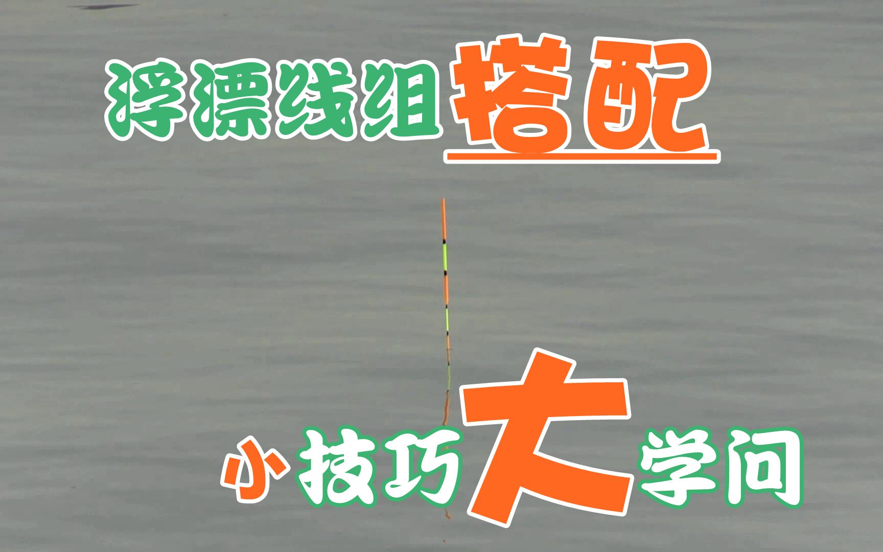 中鱼切线浮漂出口不清晰?线组浮漂选择有误区,这才是正确的用法哔哩哔哩bilibili