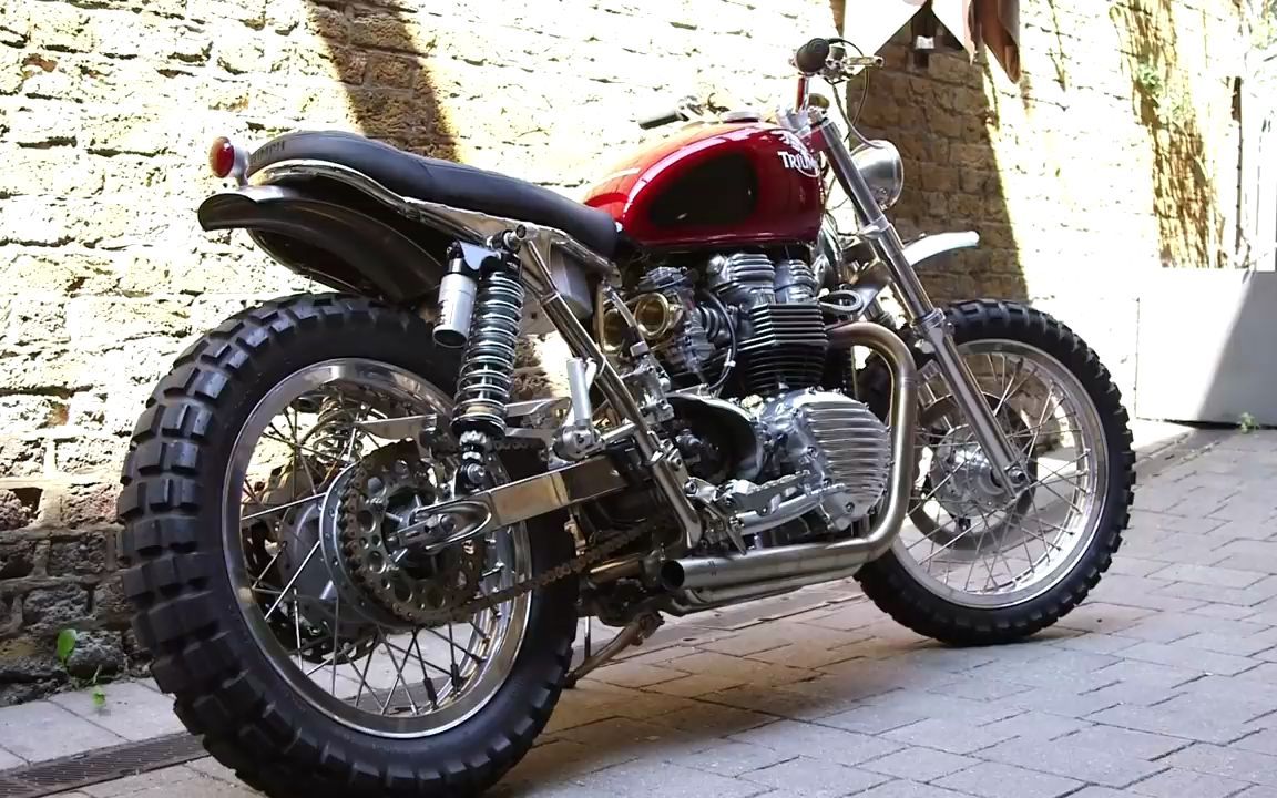 Regulars Rides Ollie's Custom Triumph T100 Bonneville哔哩哔哩bilibili