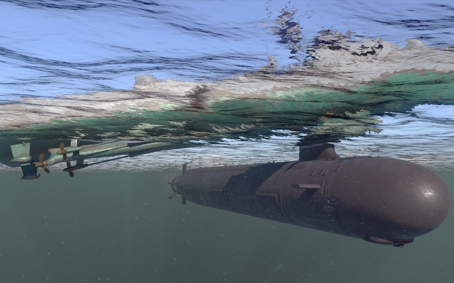 【战争雷霆】g-5鱼雷艇?潜艇!(自定义模型)_哔哩哔哩_bilibili