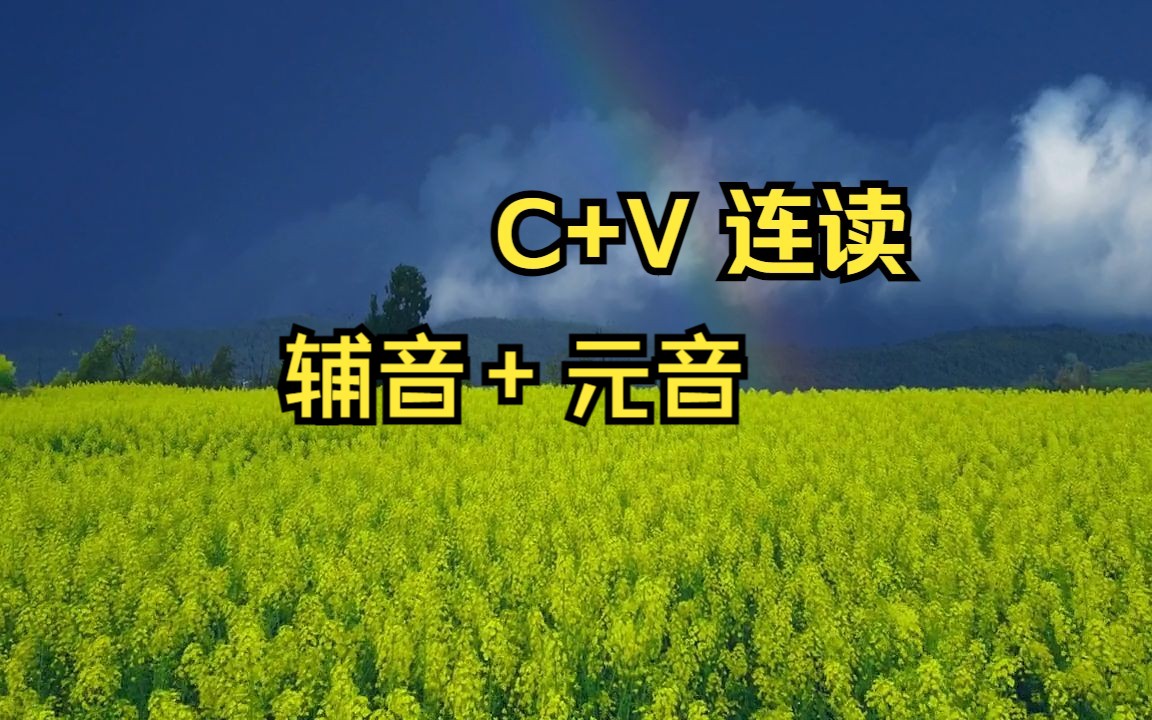 英语口语连读技巧 辅音+元音连读 c+v英语连读弱读自然拼读哔哩哔哩bilibili