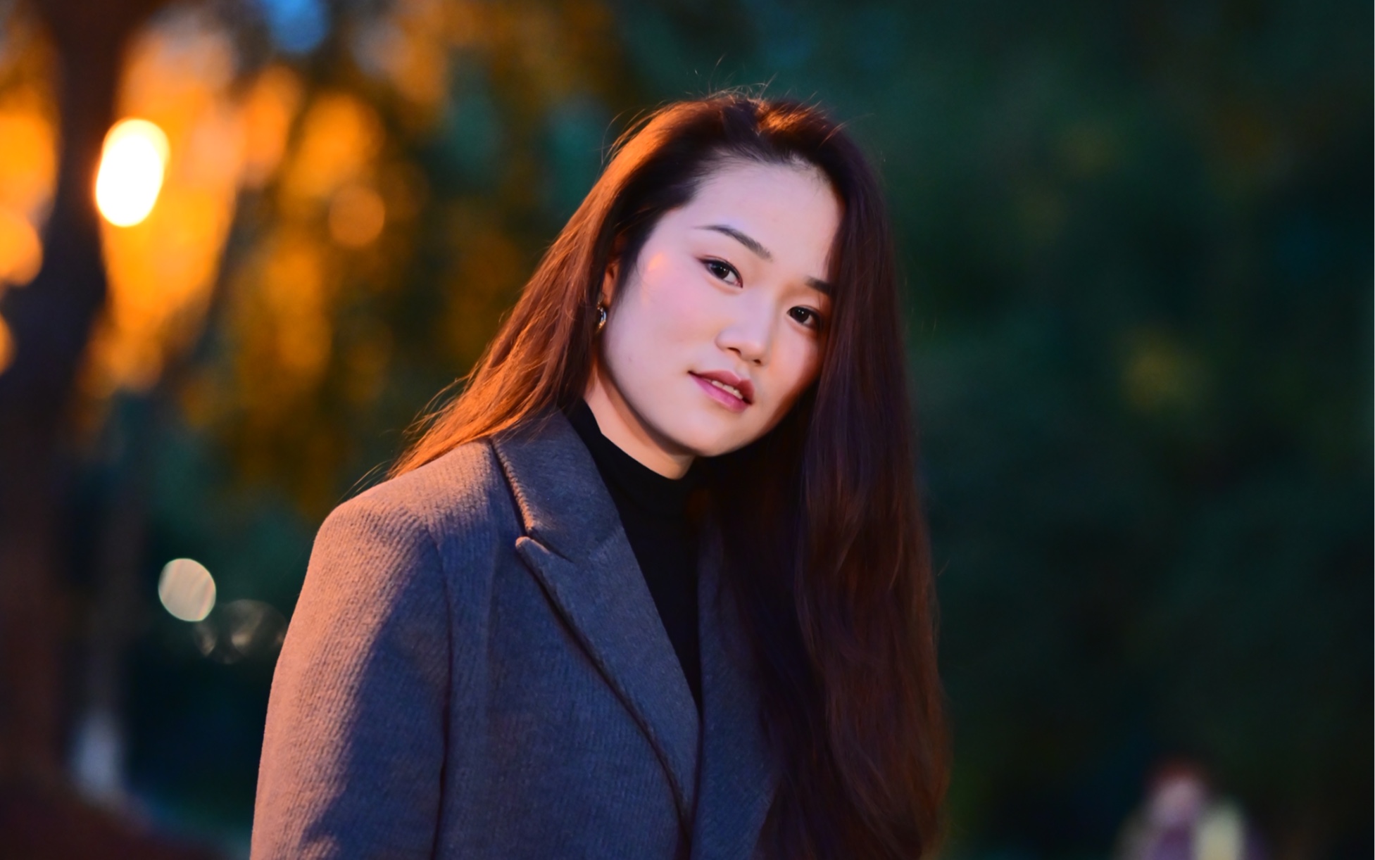 用尼康z5 永诺85 1.8 给路人小姐姐拍照,原图直出!