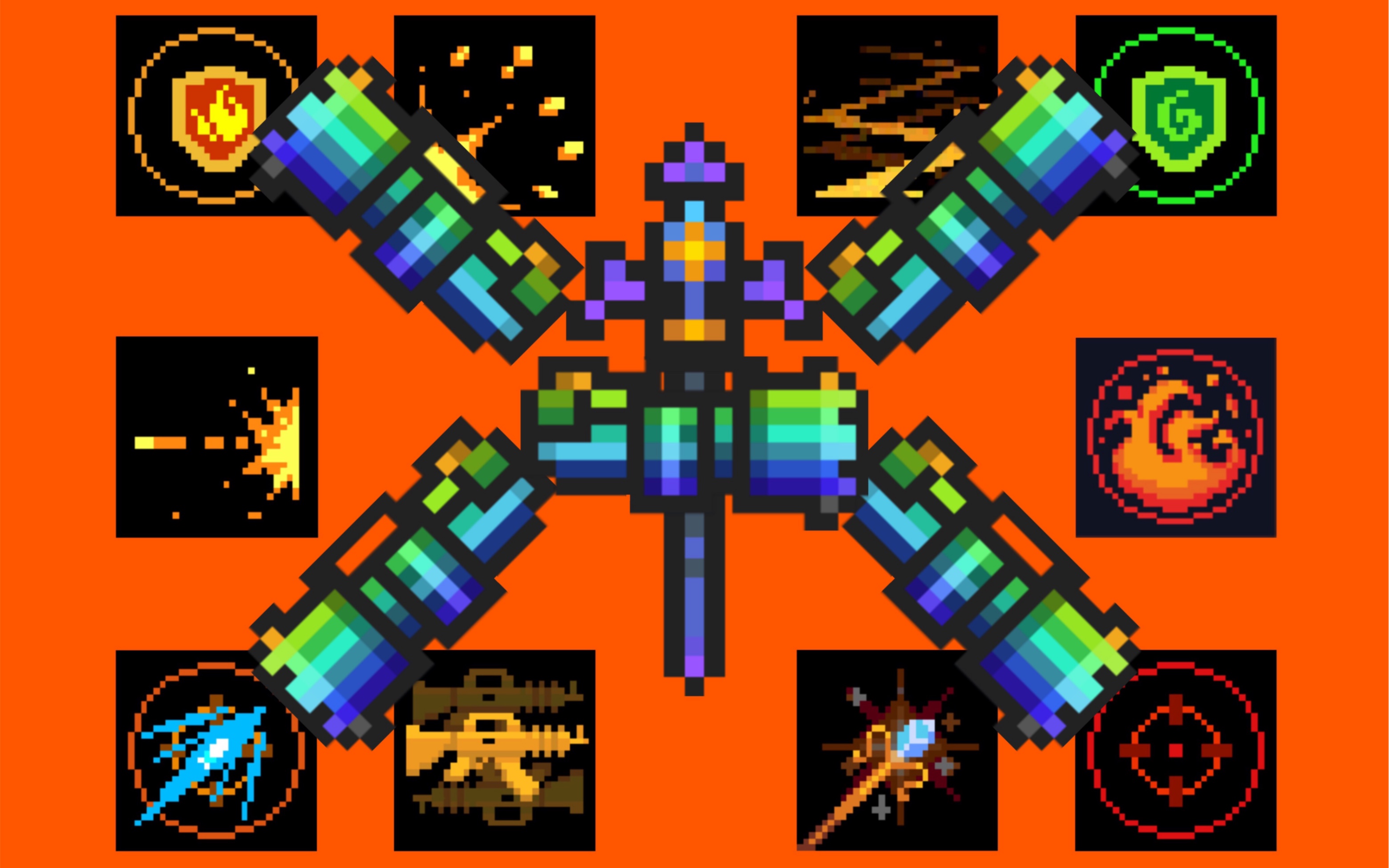 【e某】全站首发五持彩虹加特林!你能承受住元素之力的毁灭打击吗?