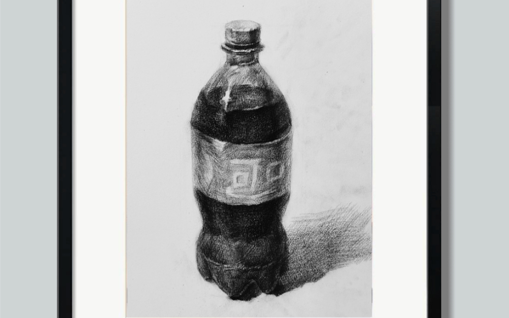 百事可乐瓶素描照片图片