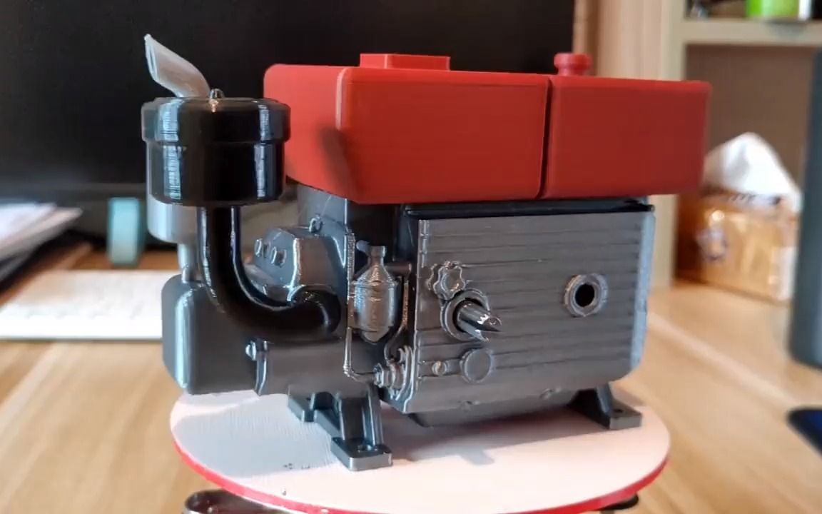 原来小柴油机模型是这样造出来的