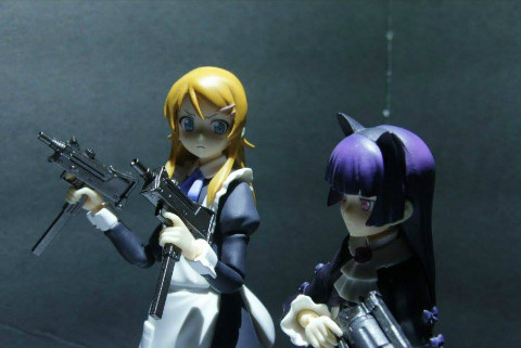 【figma定格动画第五弹】桐乃&黑猫拍丧尸片