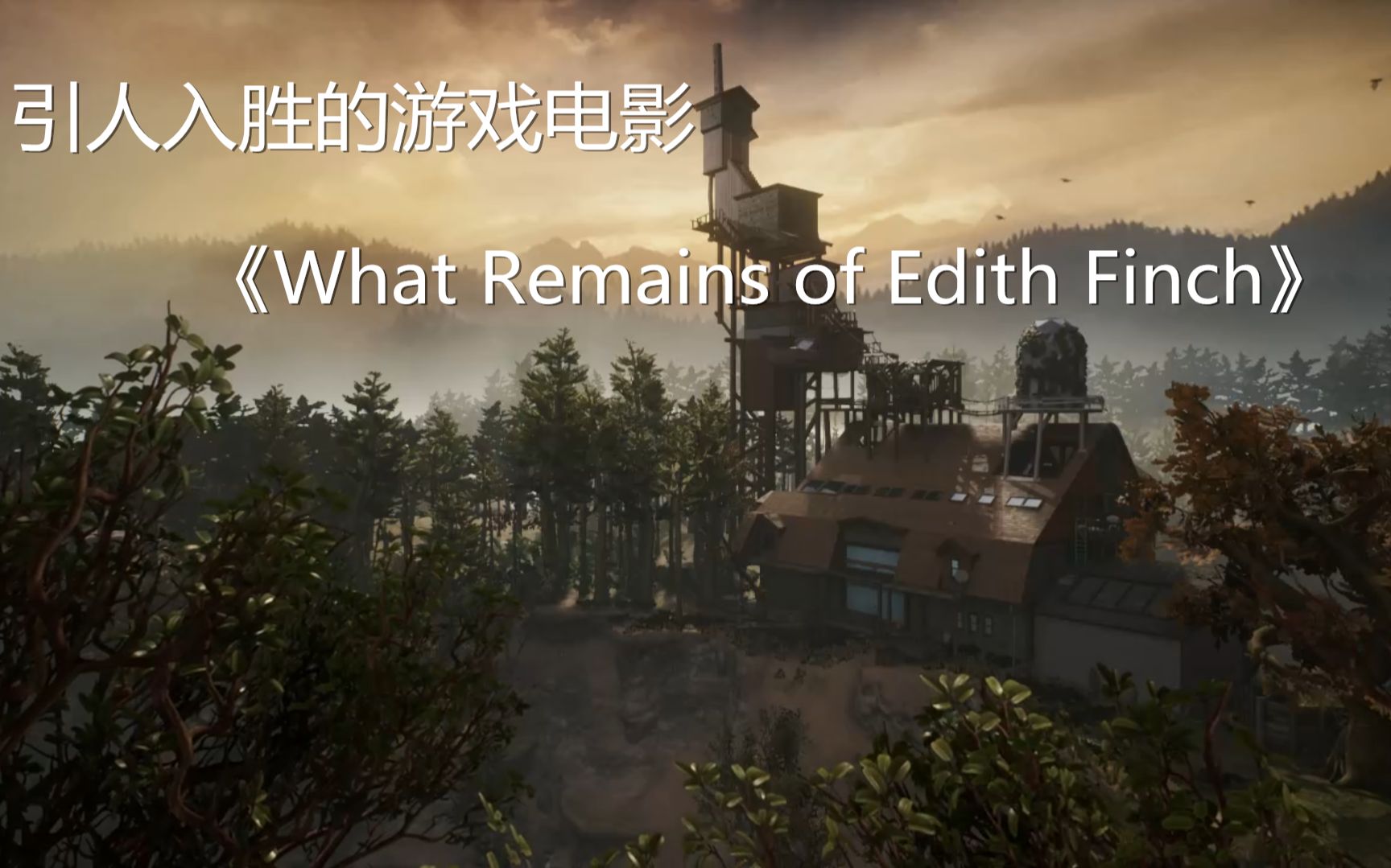 【雨点】无解说纯剧情 引人入胜的游戏电影What Remains of Edith Finch哔哩哔哩bilibili