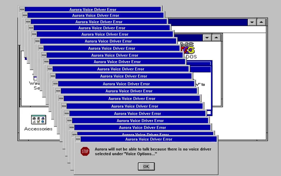 Driver error. Windows 3.1 ошибка. Windows 3.0 ошибка. Windows Error 1. Виндовс 3.1 пустая ошибка.