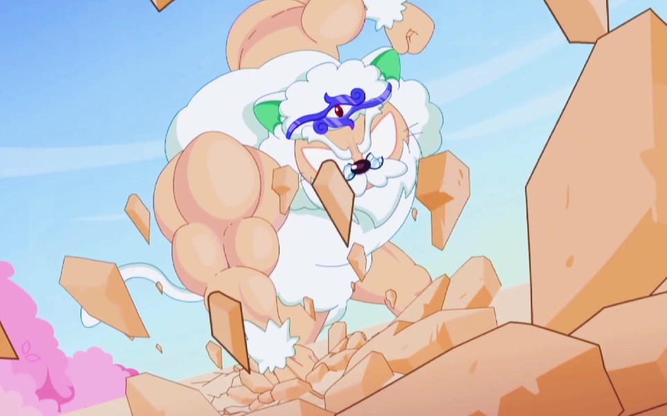 慢羊羊变成肌肉男