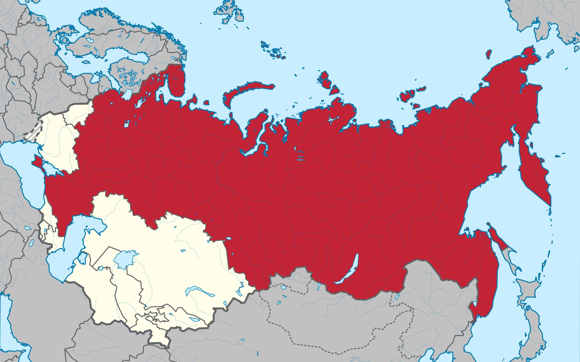 俄罗斯独联体国家地图图片