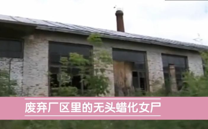 黑龙江省伊春市《废弃厂区里的无头蜡化碎尸》哔哩哔哩bilibili