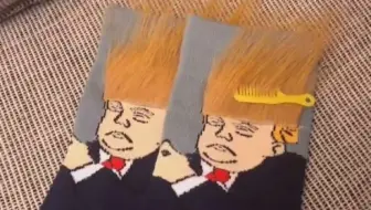 可以梳头发的袜子