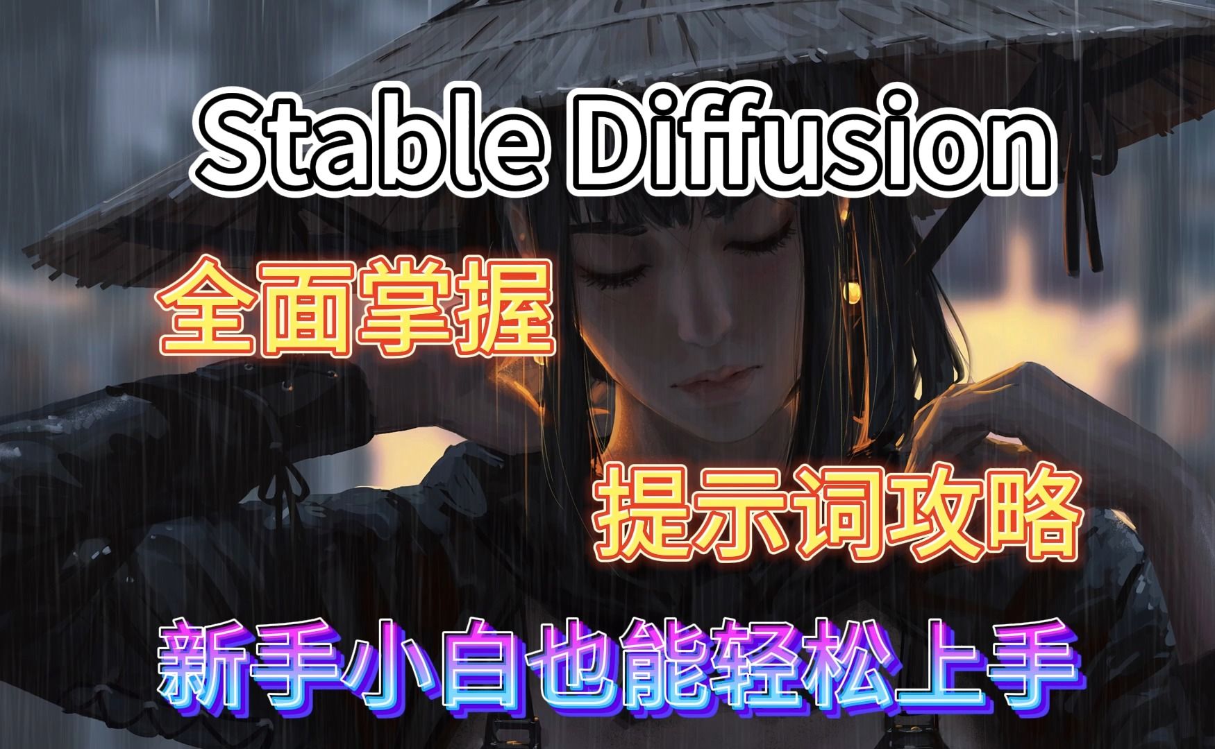 【Stable Diffusion提示词】全网最详细!!Stable Diffusion提示词全攻略,必备提示词插件,关键词字符解析,写Prompt神器、AI哔哩哔哩bilibili