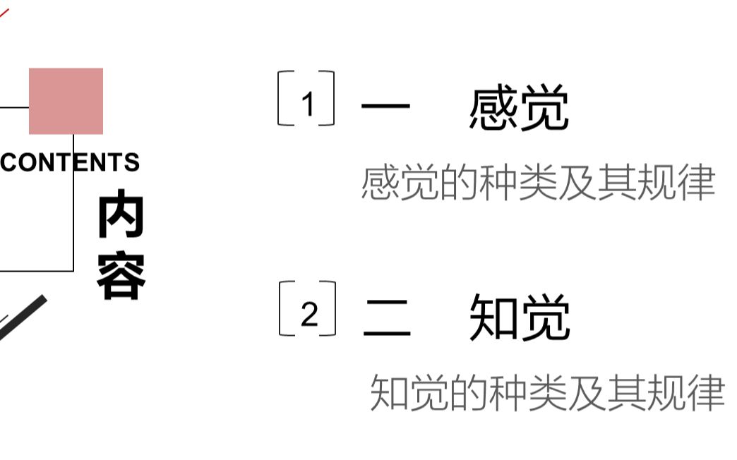 【心理学基础】感觉和知觉哔哩哔哩bilibili