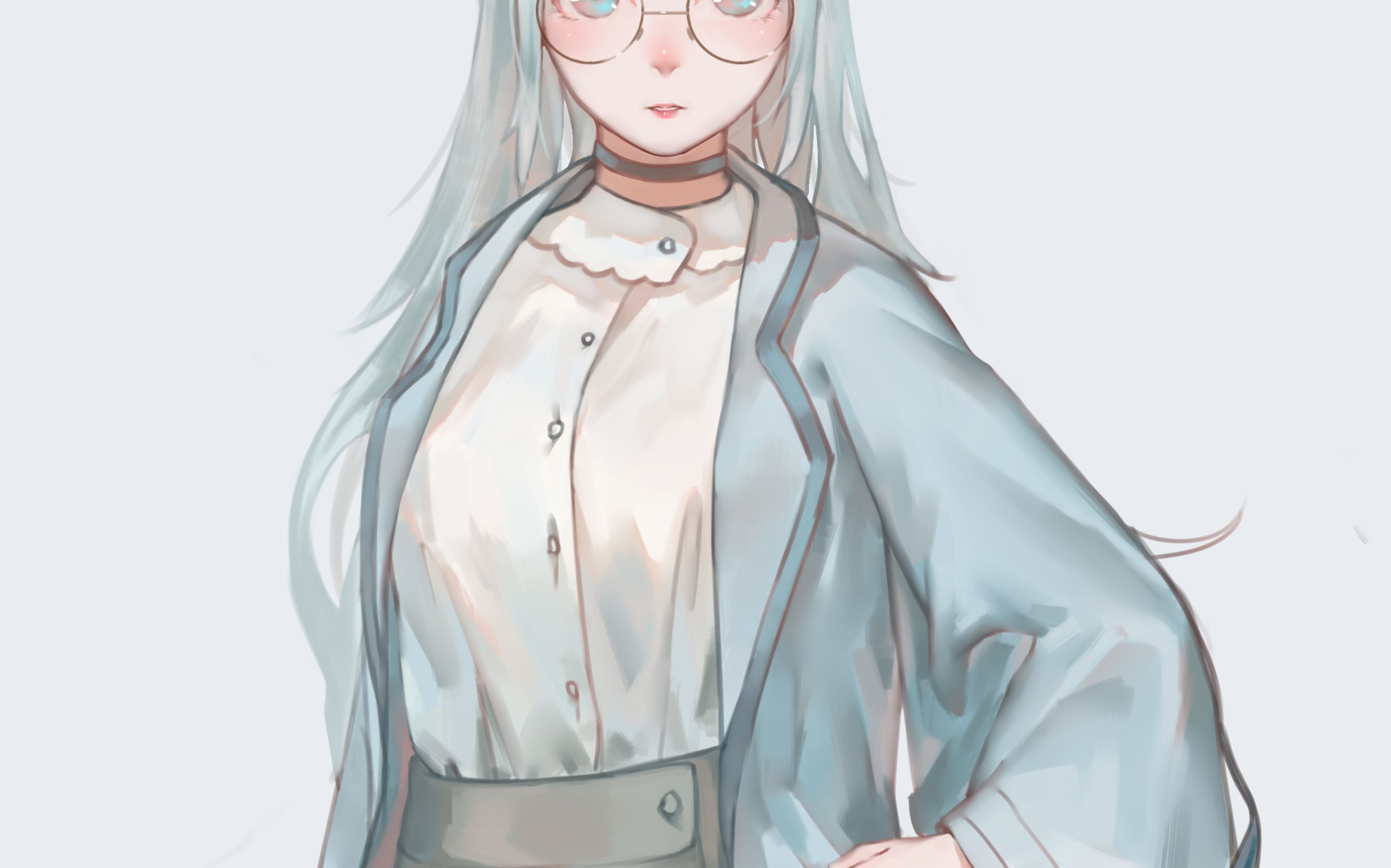 sai厚涂一期有步骤和讲解和一丢丢体块分析的唠嗑