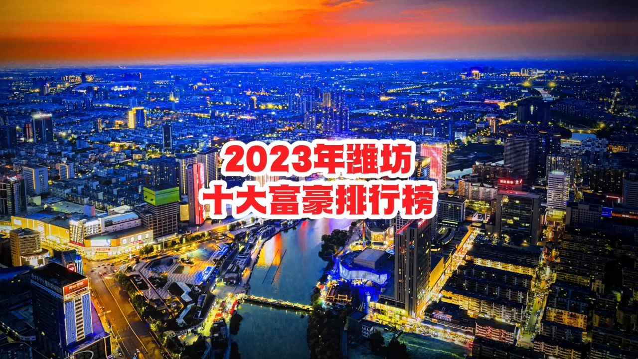 2023年潍坊十大富豪排行榜哔哩哔哩bilibili