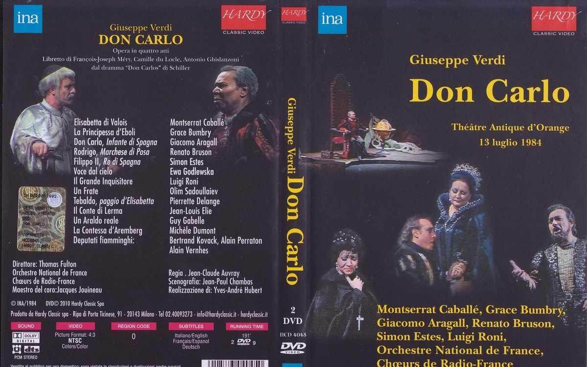 [图]意 英字Verdi - Don Carlo 唐·卡洛 1984