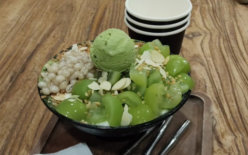 好吃的抹茶刨冰91