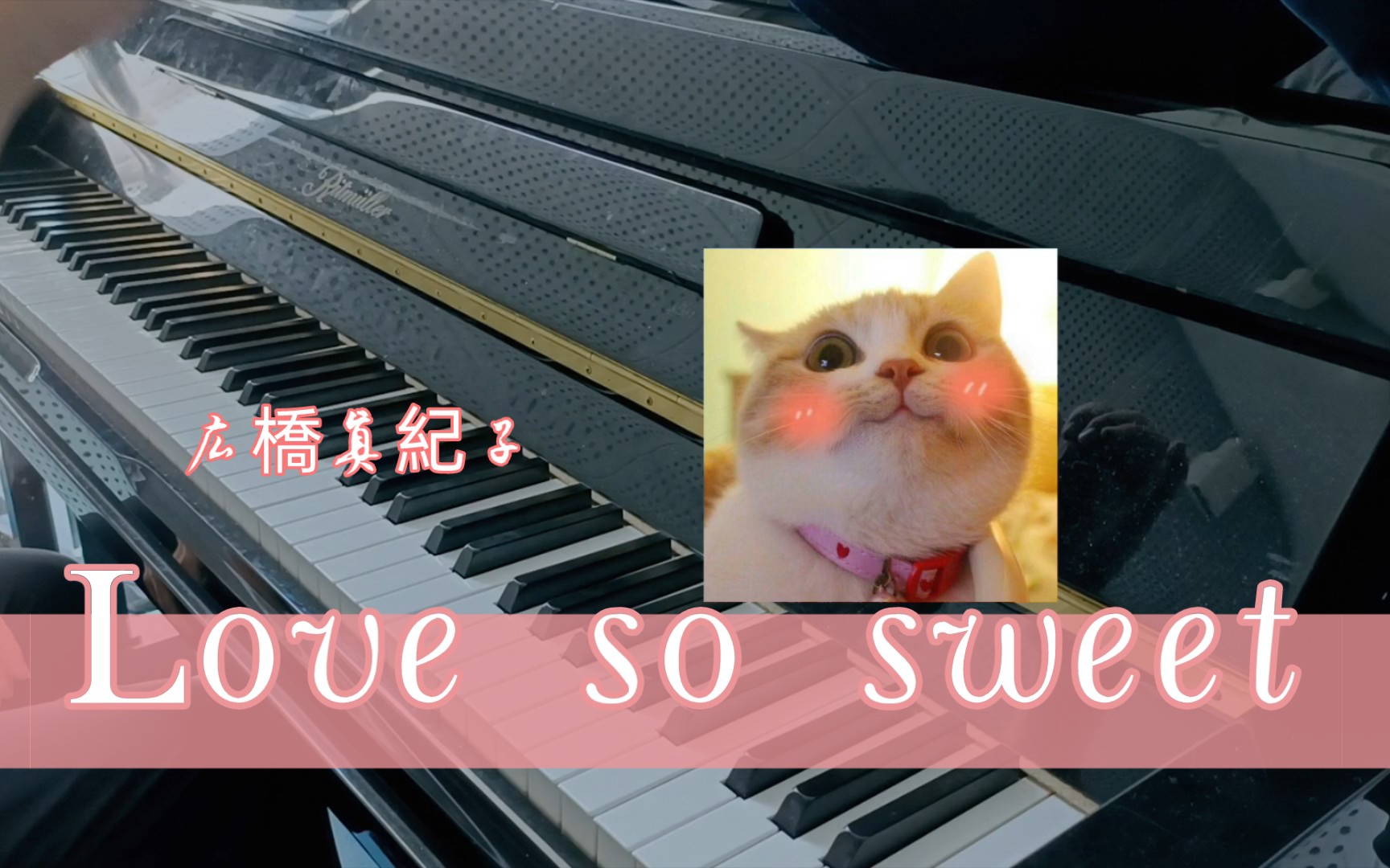 [图]「钢琴独奏」Love so sweet - 広橋真紀子改编版本翻弹