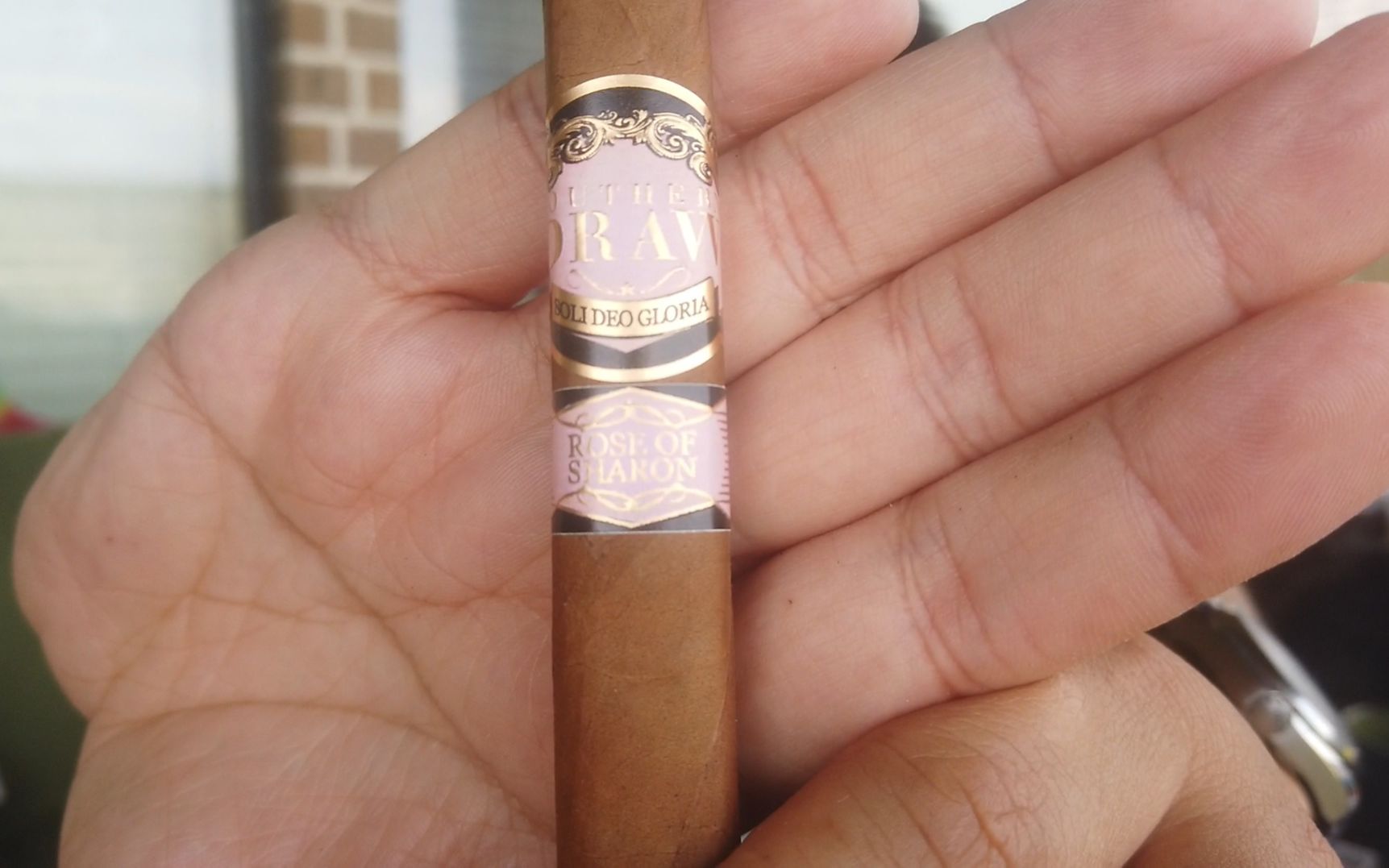 聊聊这根southerdraw的莎朗玫瑰长矛雪茄吧感觉适合尼古丁耐受力低的