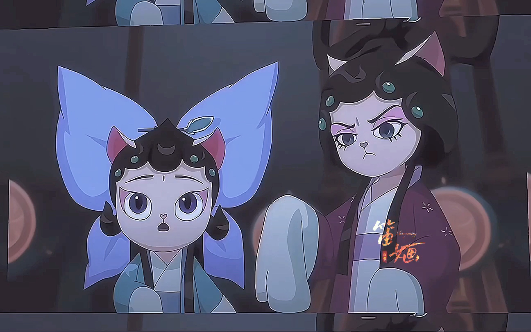 墨紫小青这俩姐妹又美又飒啊