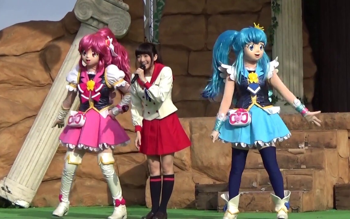 happiness charge光之美少女!特别皮套秀 吉田仁美桑参加,边跳边唱!