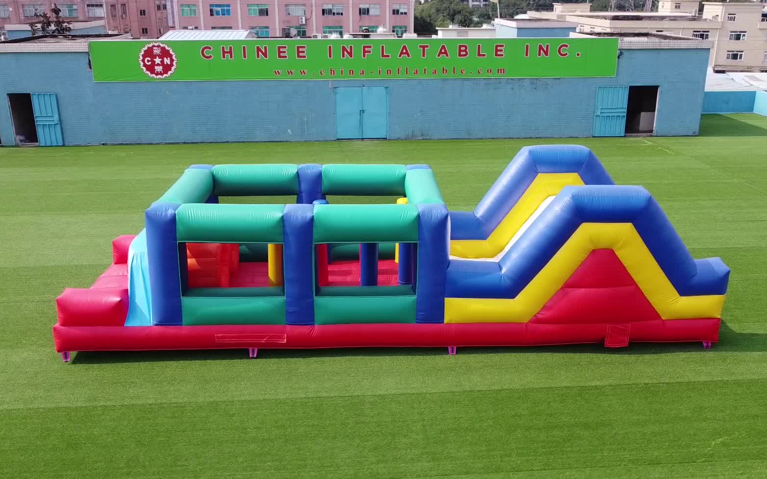 户外儿童充气陆地闯关障碍趣味运动会冲关游乐场娱乐设施 t7-514
