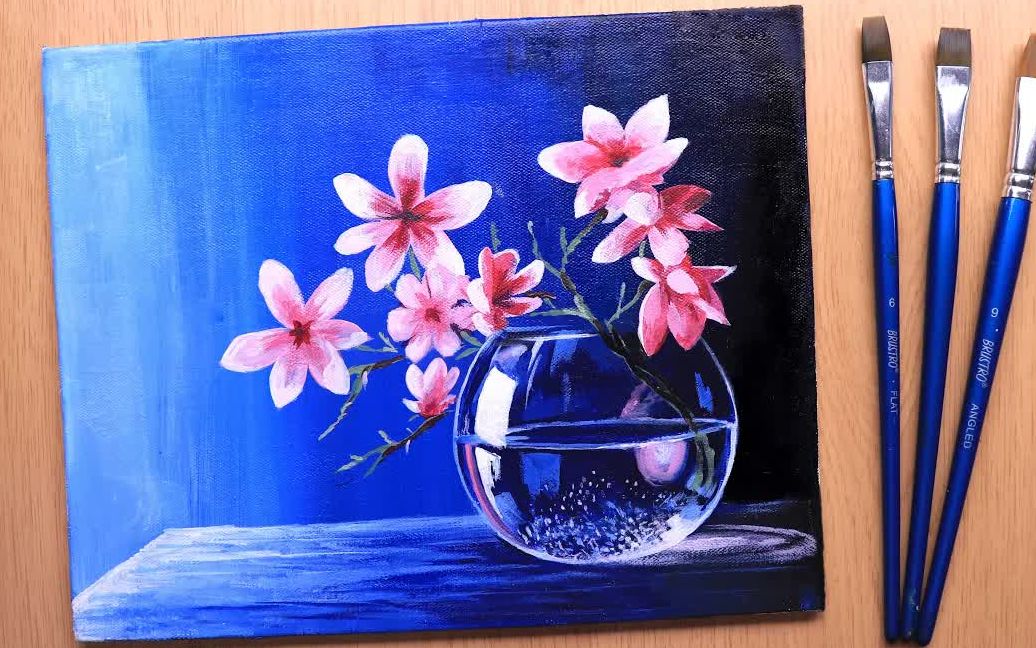 【丙烯新手向教程】如何画简单的静物