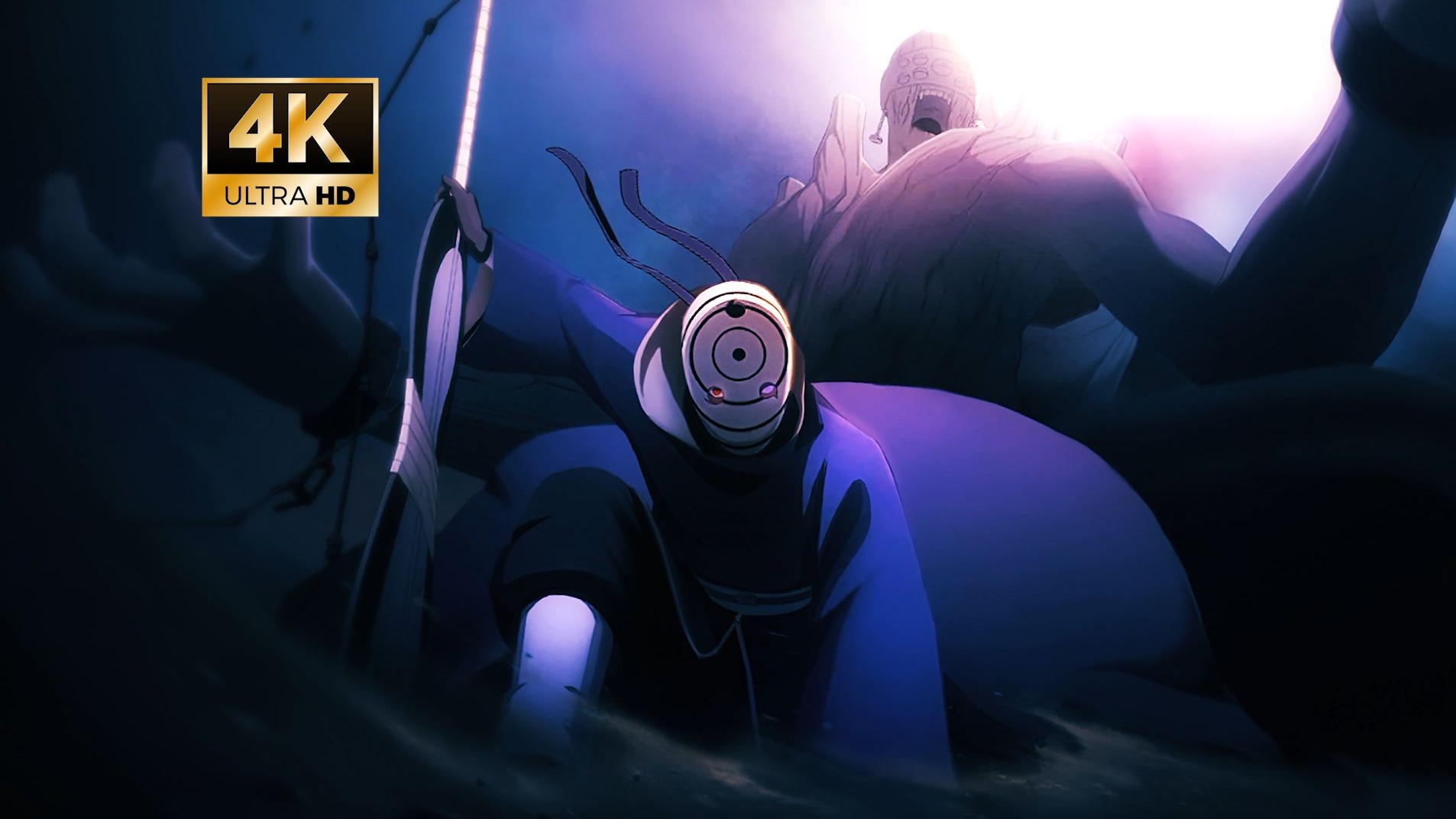 「宇智波斑·白面具」4k动态壁纸分享