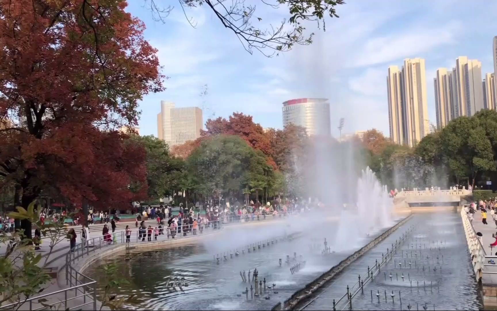 漢口中山公園音樂噴泉