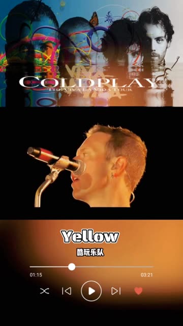 COLDPLAY 《Yellow》哔哩哔哩bilibili