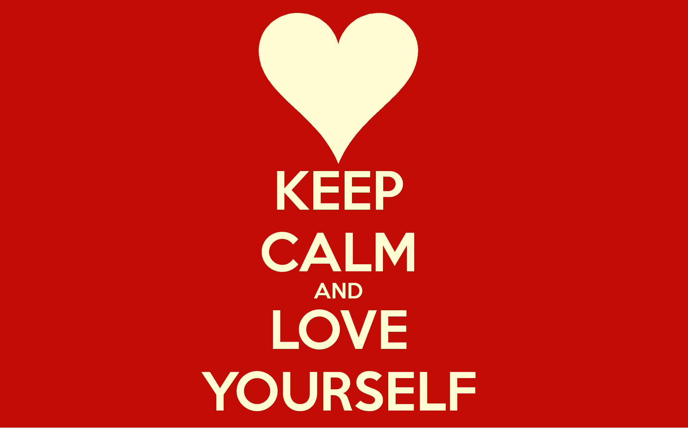 love yourself字体图片