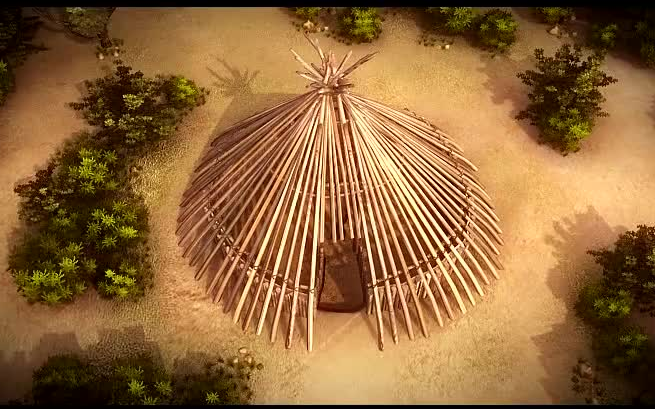 【畅游博物馆】半坡人的半地穴式圆形房屋是怎样建造的?