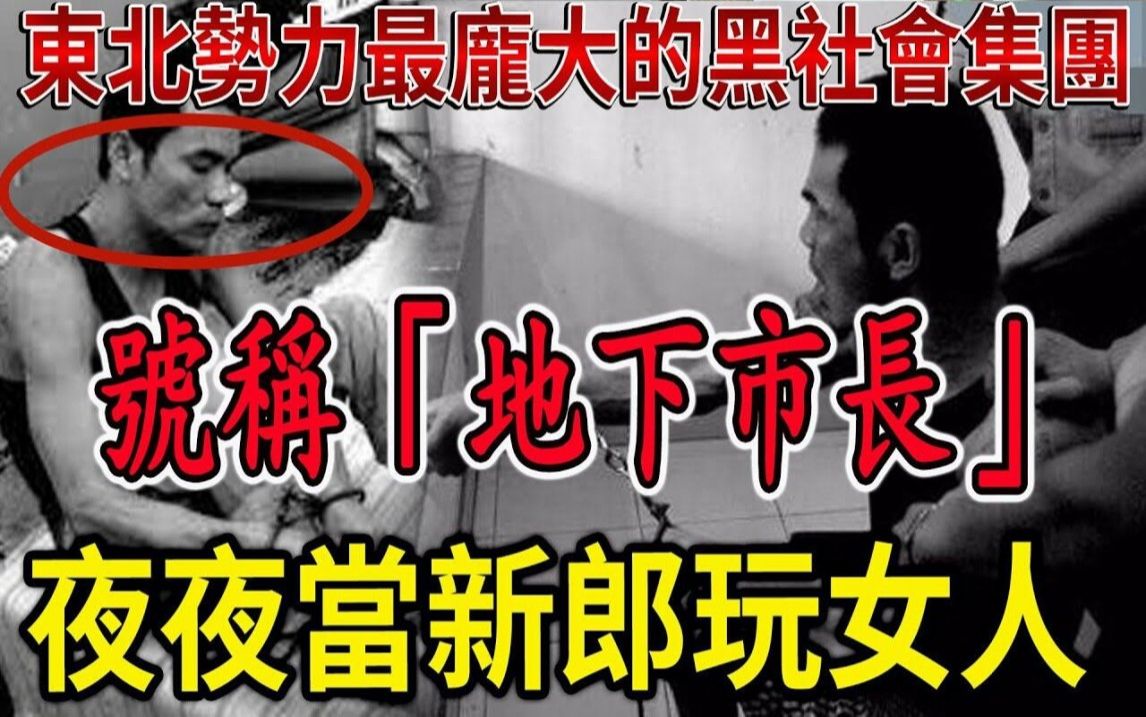 大案纪实丨80年代末东北势力最庞大的黑社会集团!号称「地下市长」,夜夜当新郎玩女人!霸占24位女明星!哔哩哔哩bilibili