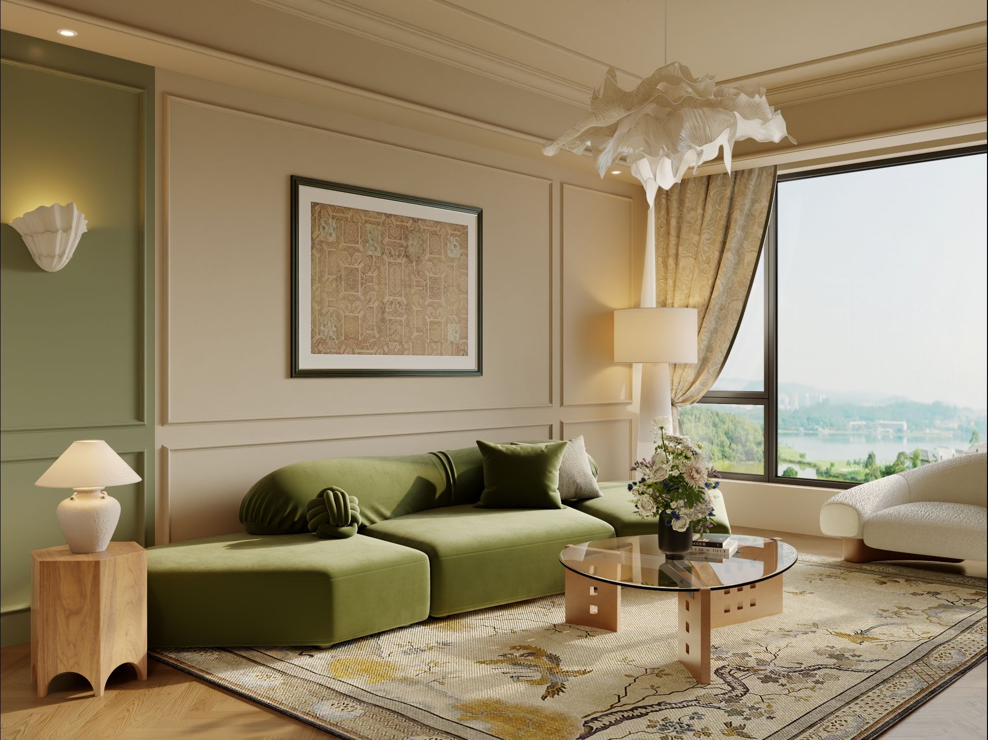 复古法式 美拉德色系法式复古装修一镜到底