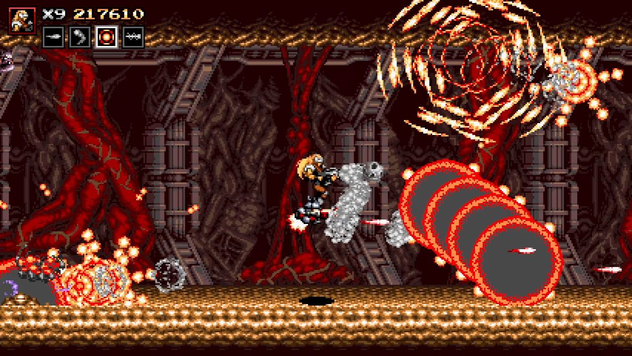 [图]炽热合金 Blazing Chrome 前3关 【强袭榴弹打法】