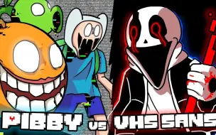 Download Video: 【官方双语】如果PIBBY CORRUPTION遇到VHS SANS【FNF与Undertale动画】