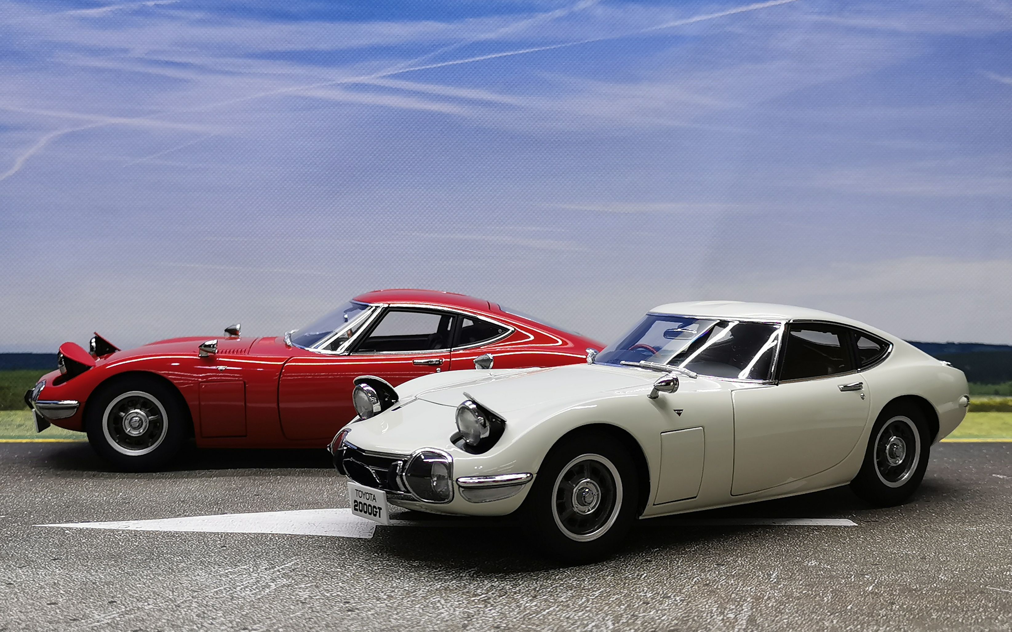 车模第33期autoarttoyota2000gt丰田118车模非评测