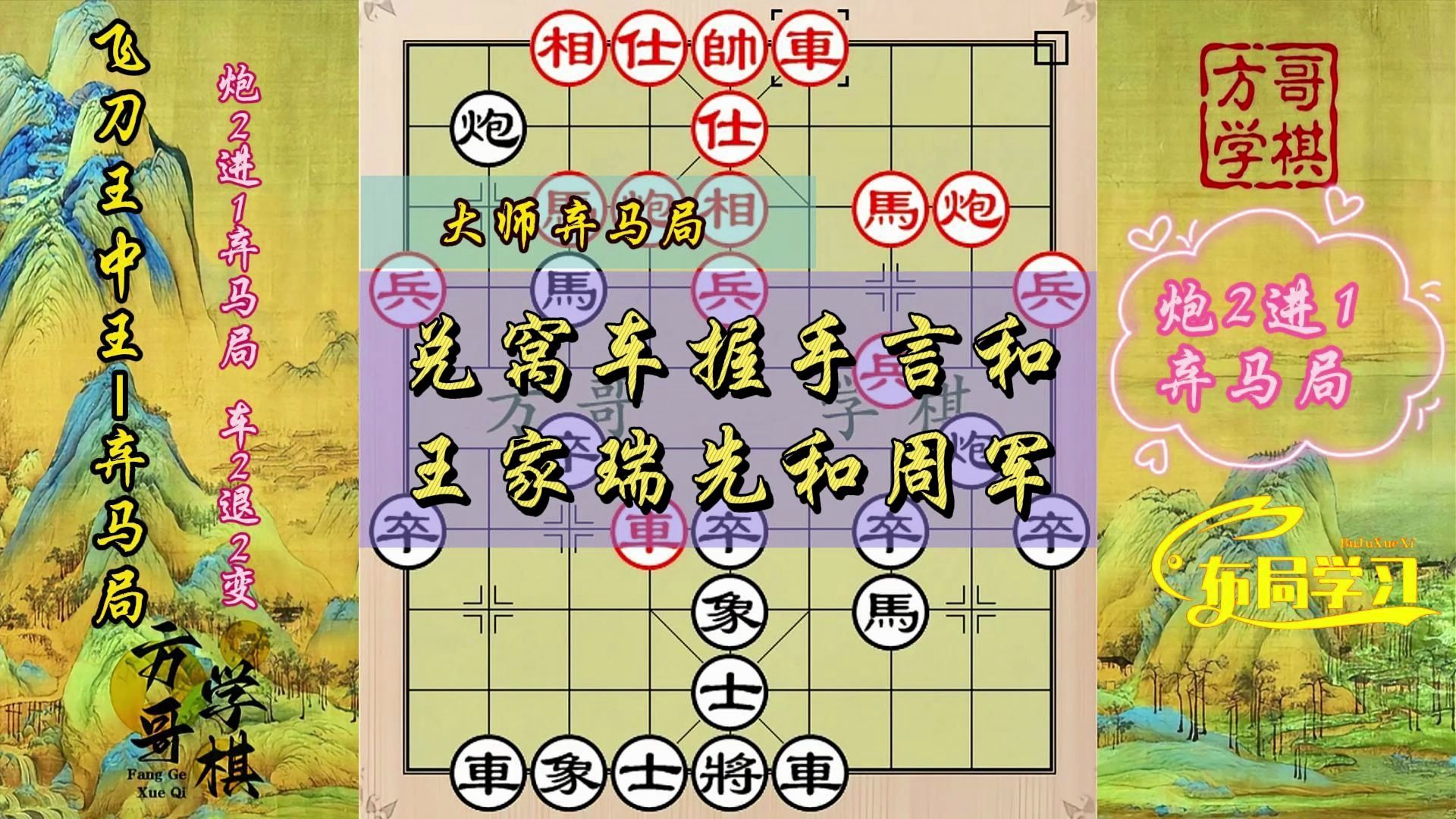 4.3 王天一弃马局 2019年全国象棋团体赛 兑贴将车王家瑞和周军!