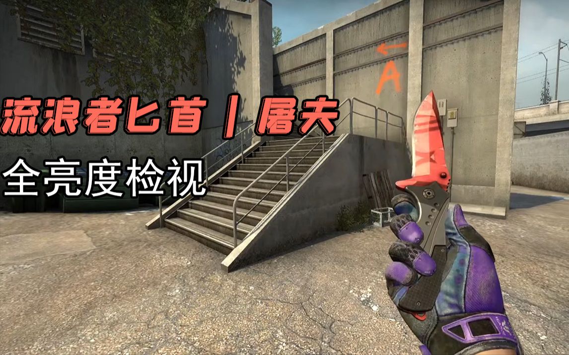 【csgo】好看!流浪者匕首 | 屠夫 亮度检视