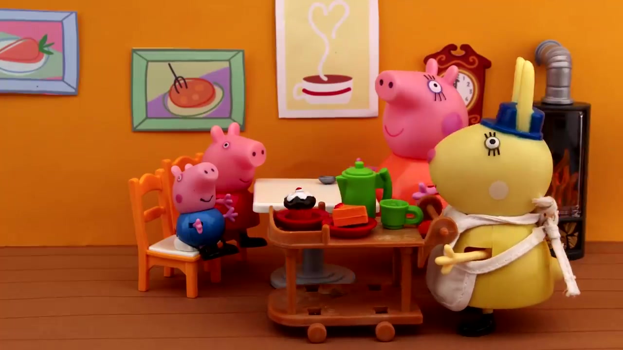 『育儿/英语/玩具动漫』小猪佩奇英文版(Peppa Pig)Parrot Polly's gift哔哩哔哩bilibili