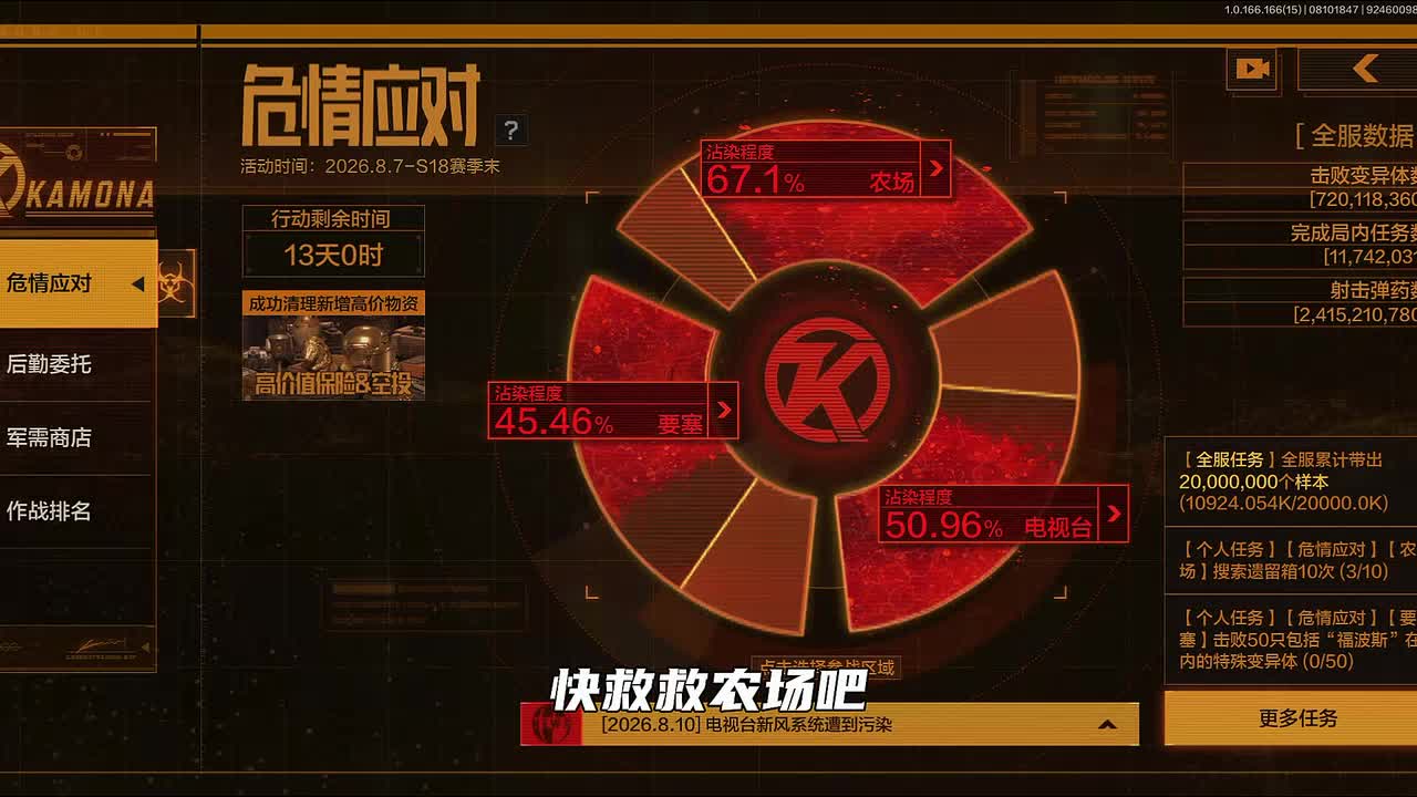快救救农场吧，快要沦陷了