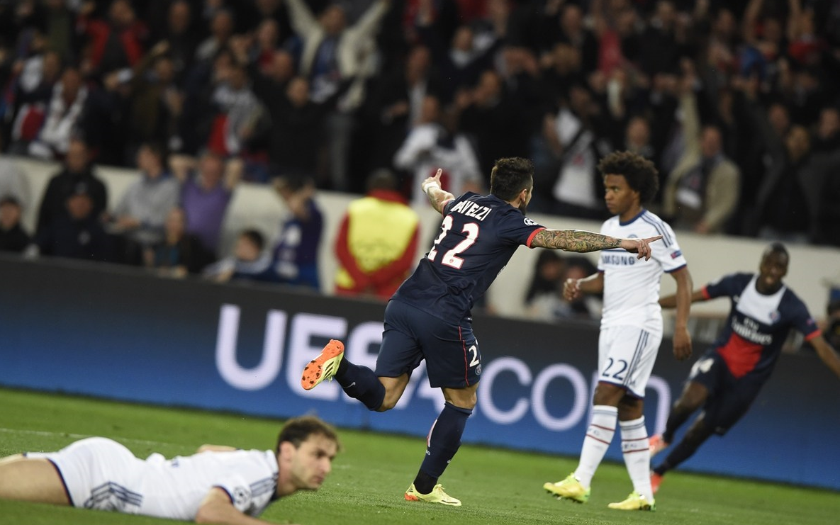 2013_2014赛季欧冠四分之一决赛首回合 巴黎圣日耳曼vs切尔西 cctv5