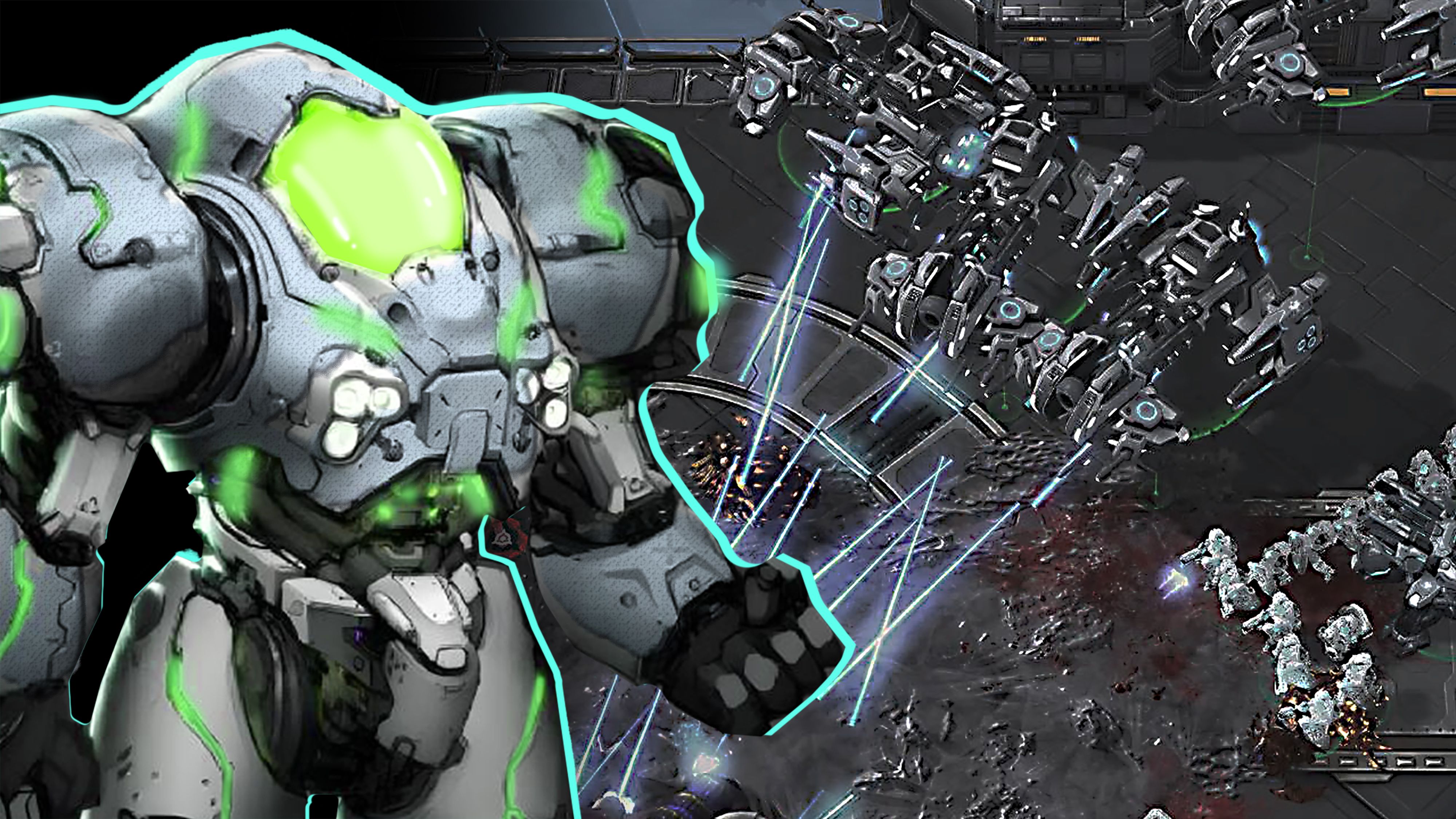 争霸2》[mod:score3全单位重置]更新了星灵新阵营【伊罕利 vs 净化者
