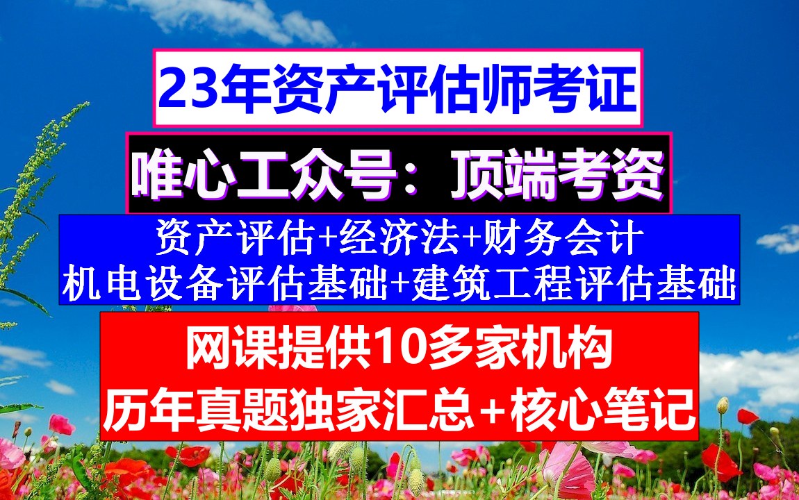 资产评估师,资产评估师报考条件及时间成都,资产评估师广州考场哔哩哔哩bilibili