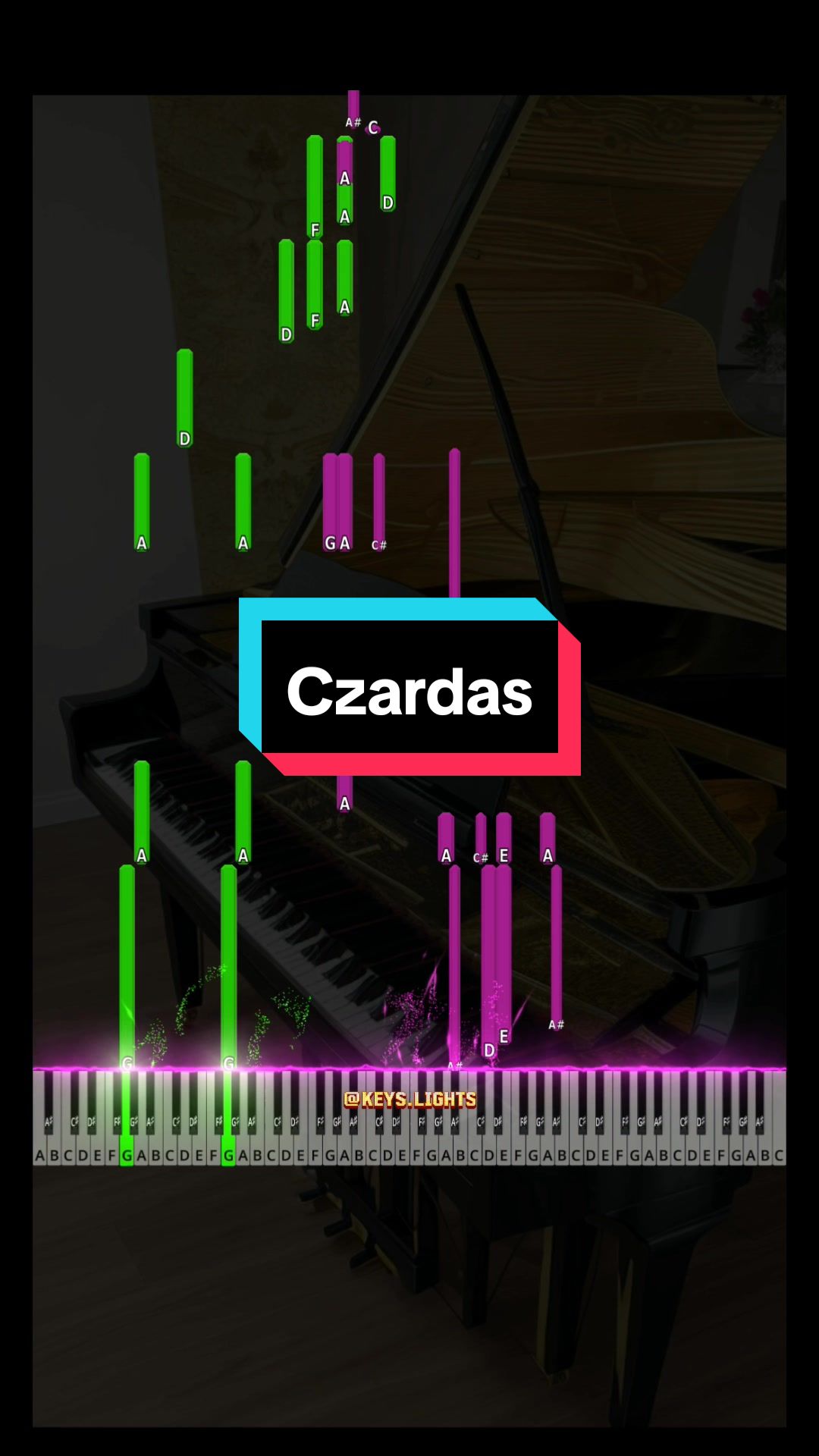 𐟔𔠃zardas Monti (Intermediate Piano Tutorial)哔哩哔哩bilibili