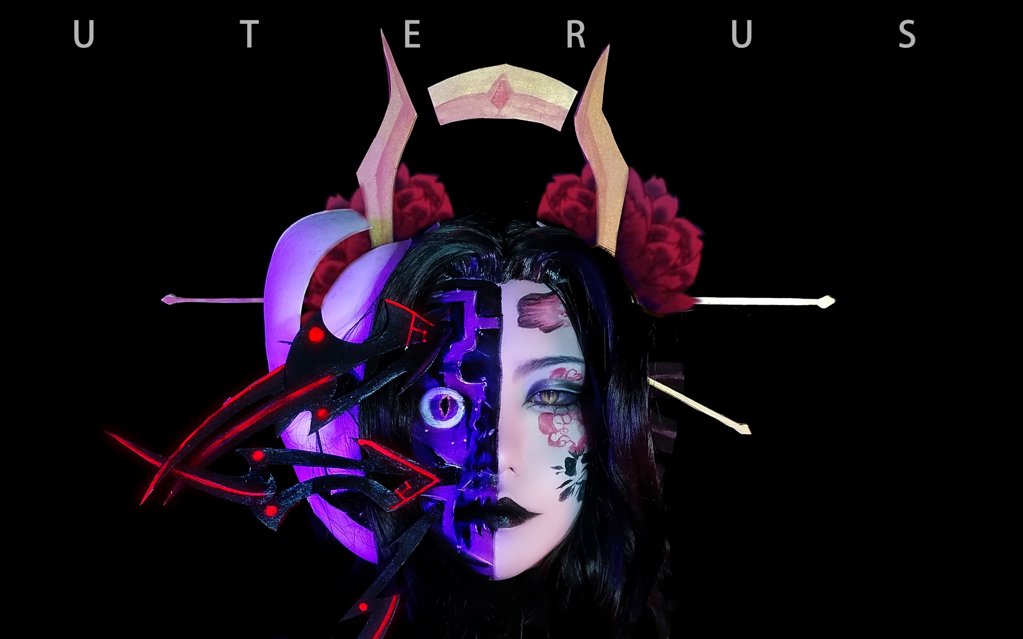 忧特若丝仿妆-电子恶魔