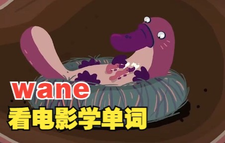 看电影学单词,“wane”猜下什么意思哔哩哔哩bilibili