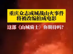 Video herunterladen: 重庆众志成城战山火事件将被改编拍成电影