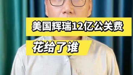 美国辉瑞制药在我们这里公关费花掉了12亿,这笔巨款到底是谁拿了哔哩哔哩bilibili